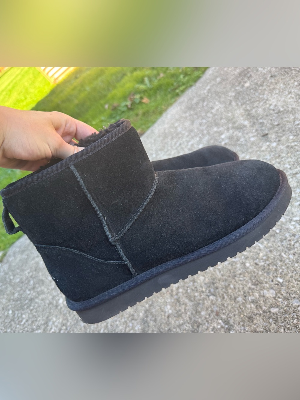 Koolaburra by UGG Men's Koola Mini Suede Boots Black Size 10